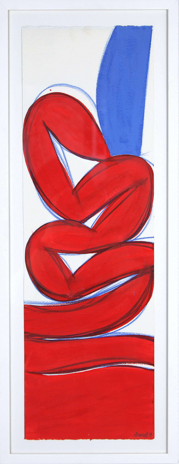 Alain CLÉMENT, 17 JA 2 A (Projet d'affiche exposition de Céret), 2017