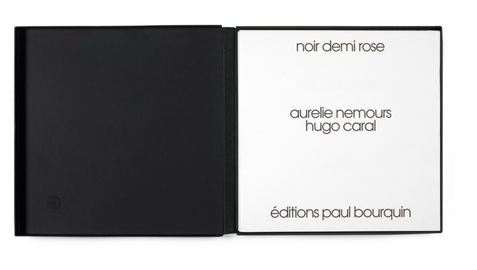 Aurelie NEMOURS, Noir demi rose (Portfolio complet), 1995