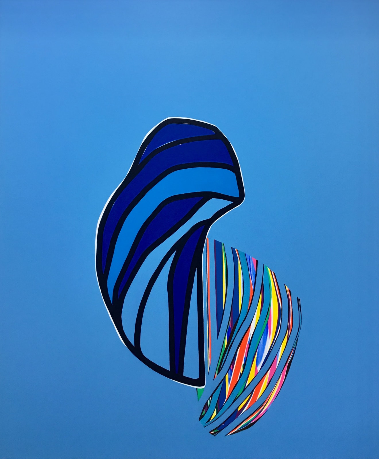 Soo Kyoung LEE, Grand bleu roi, 2018