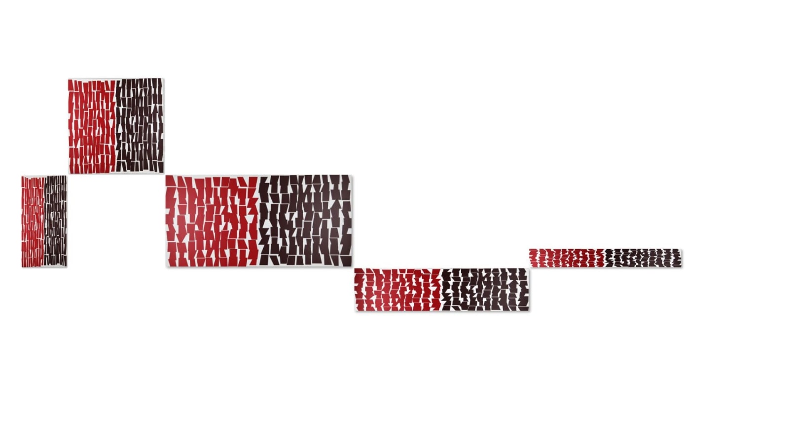 Vera MOLNAR, 1 000 trapèzes, 2015