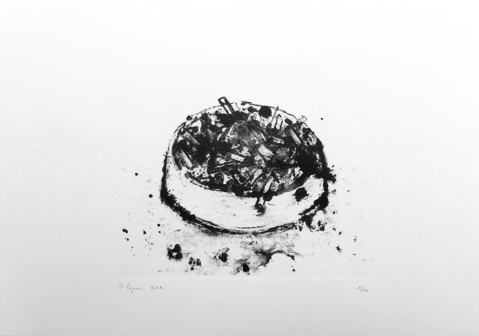 Philippe COGNÉE, Sans titre (Cendrier), 2002