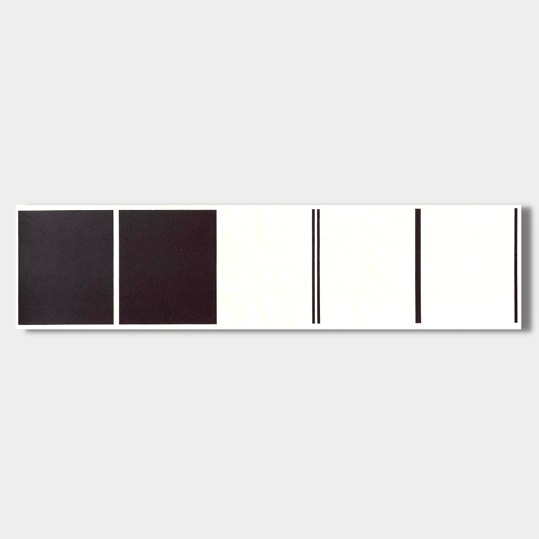 Aurelie NEMOURS, Rythme du millimètre - Six plus six, 1980