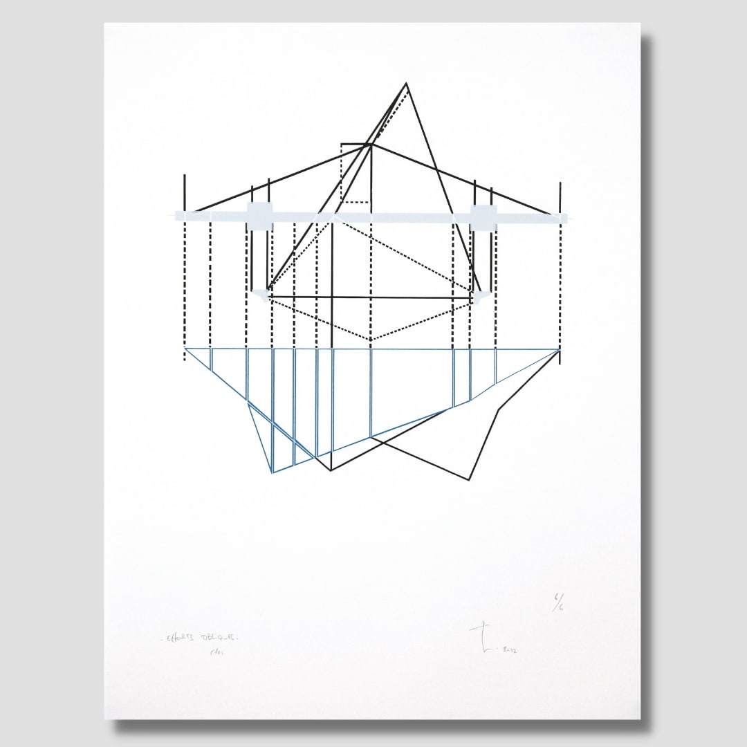 Olivier PETITEAU, Efforts obliques (v2), 2022