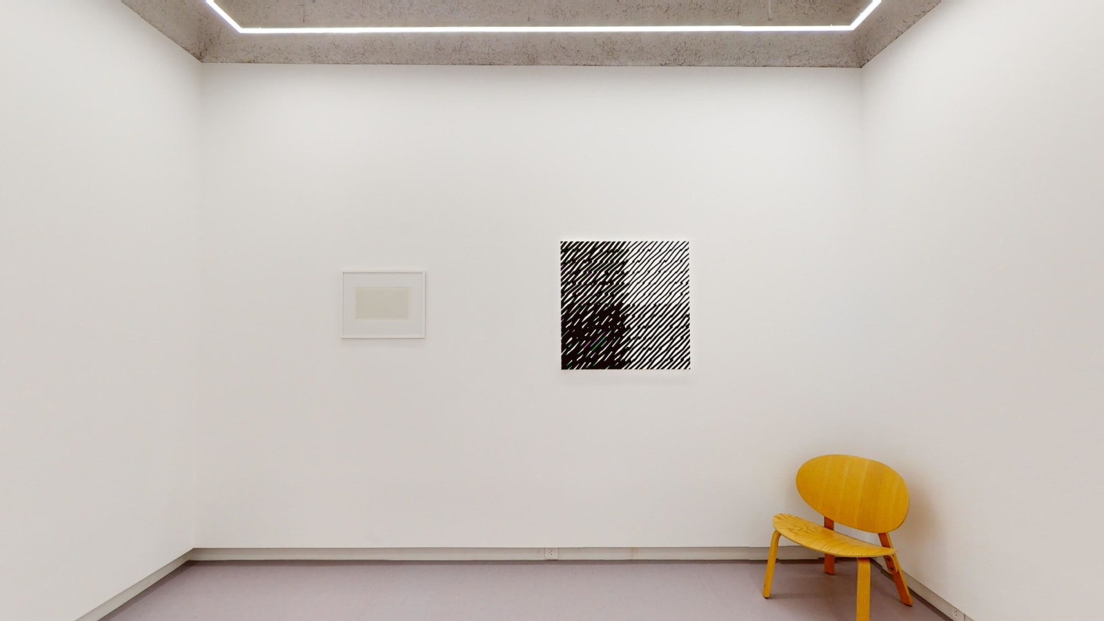 Vera MOLNAR, Segments inclinés, 2019