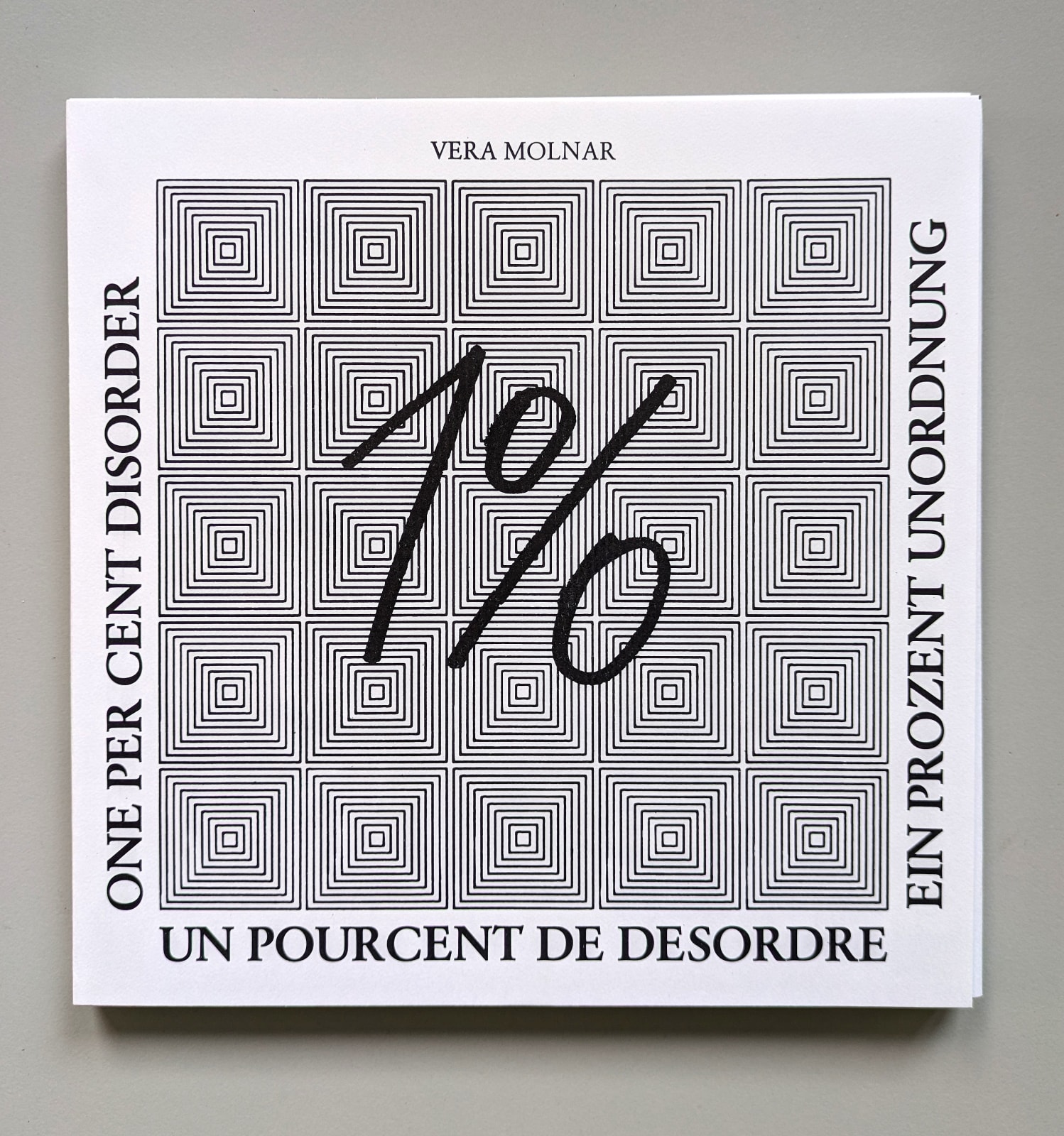 Vera MOLNAR, 1% de désordre, 1980