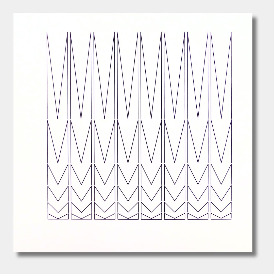 Vera MOLNAR, En ligne en Noir, 2016
