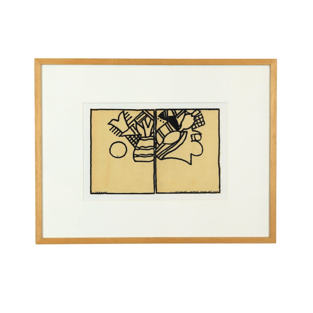 Pierre ANTONIUCCI, Esquisse fleurs été Cabosse, 1999