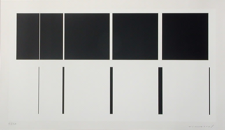 Aurelie NEMOURS, Sur le nombre cinq, 1994