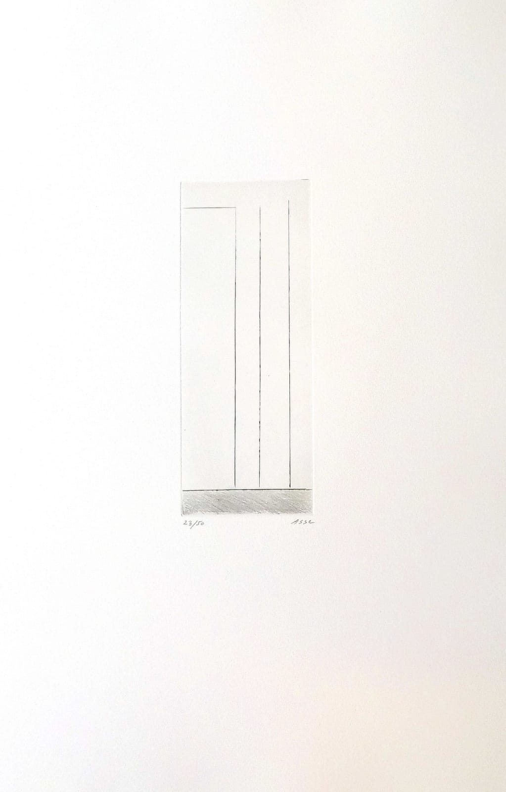Geneviève ASSE, Sans titre XXVII, 1991