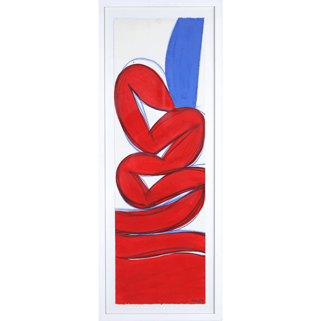 Alain CLÉMENT, 17 JA 2 A (Projet d'affiche exposition de Céret), 2017