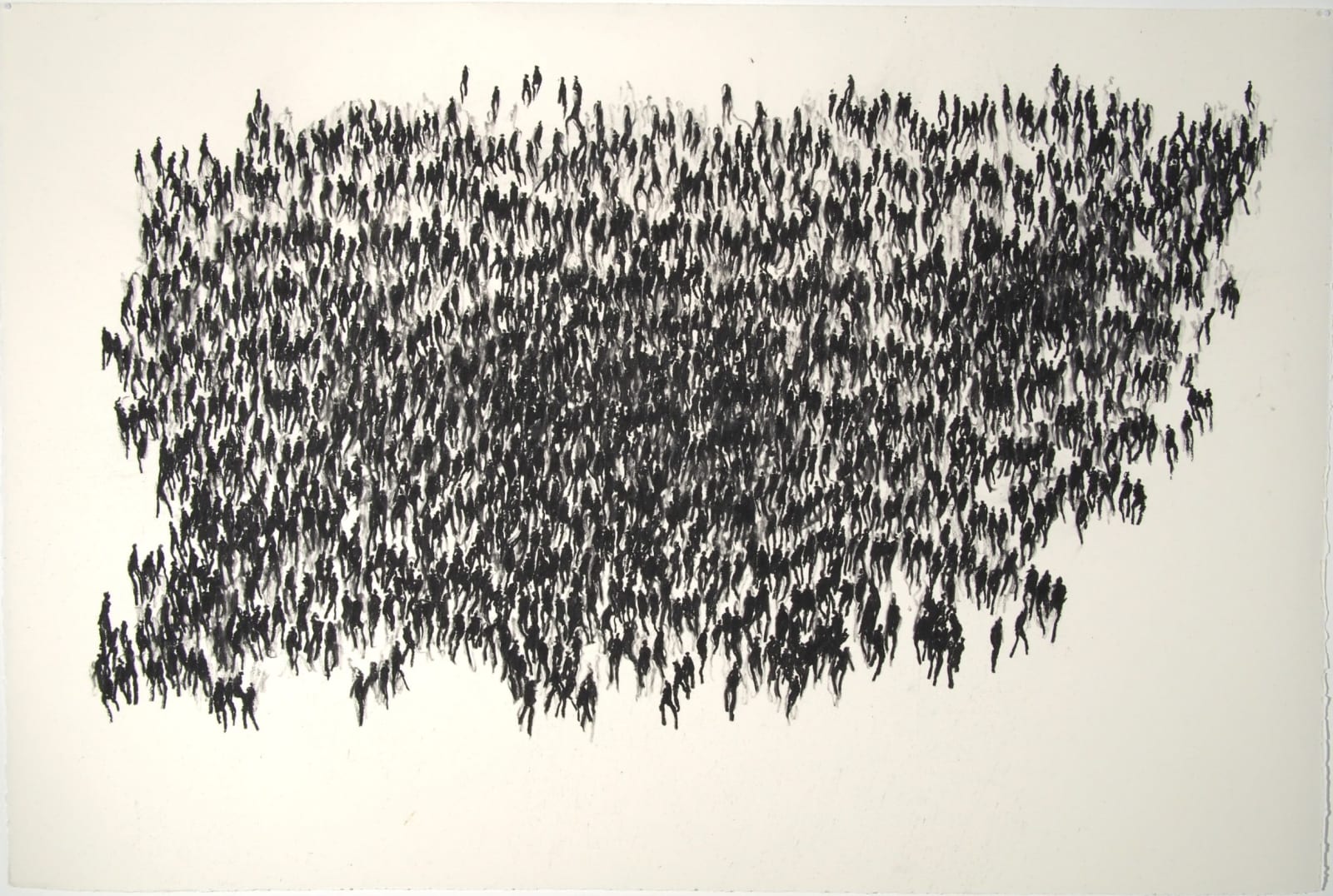 Philippe COGNÉE, Sans titre (Foule 17B), 2017