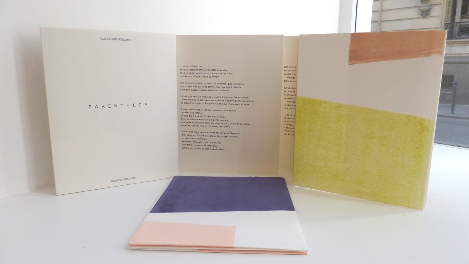 Guillaume MOSCHINI, Parenthèse, 2015