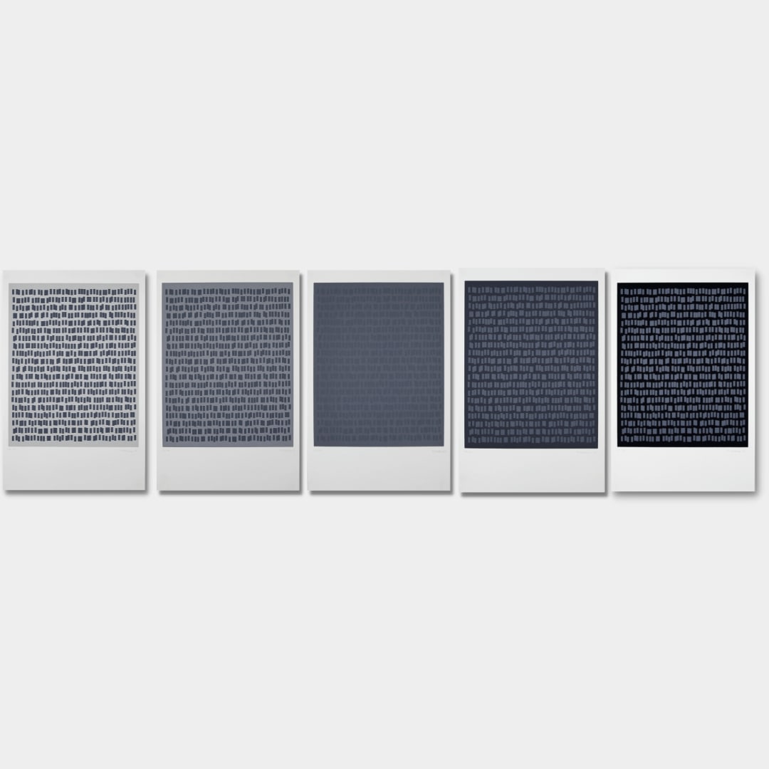 Vera MOLNAR, 800 rectangles à valeur variable, 1981