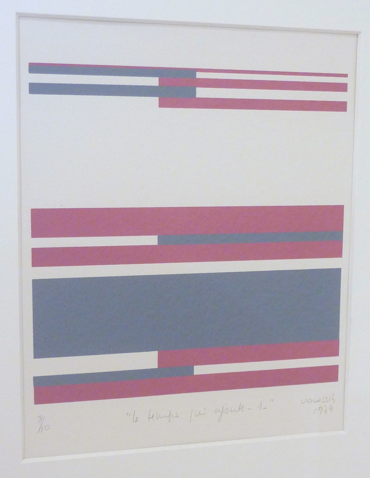 Marie-Thérèse VACOSSIN, Le temps qui ajoute - 1, 1979