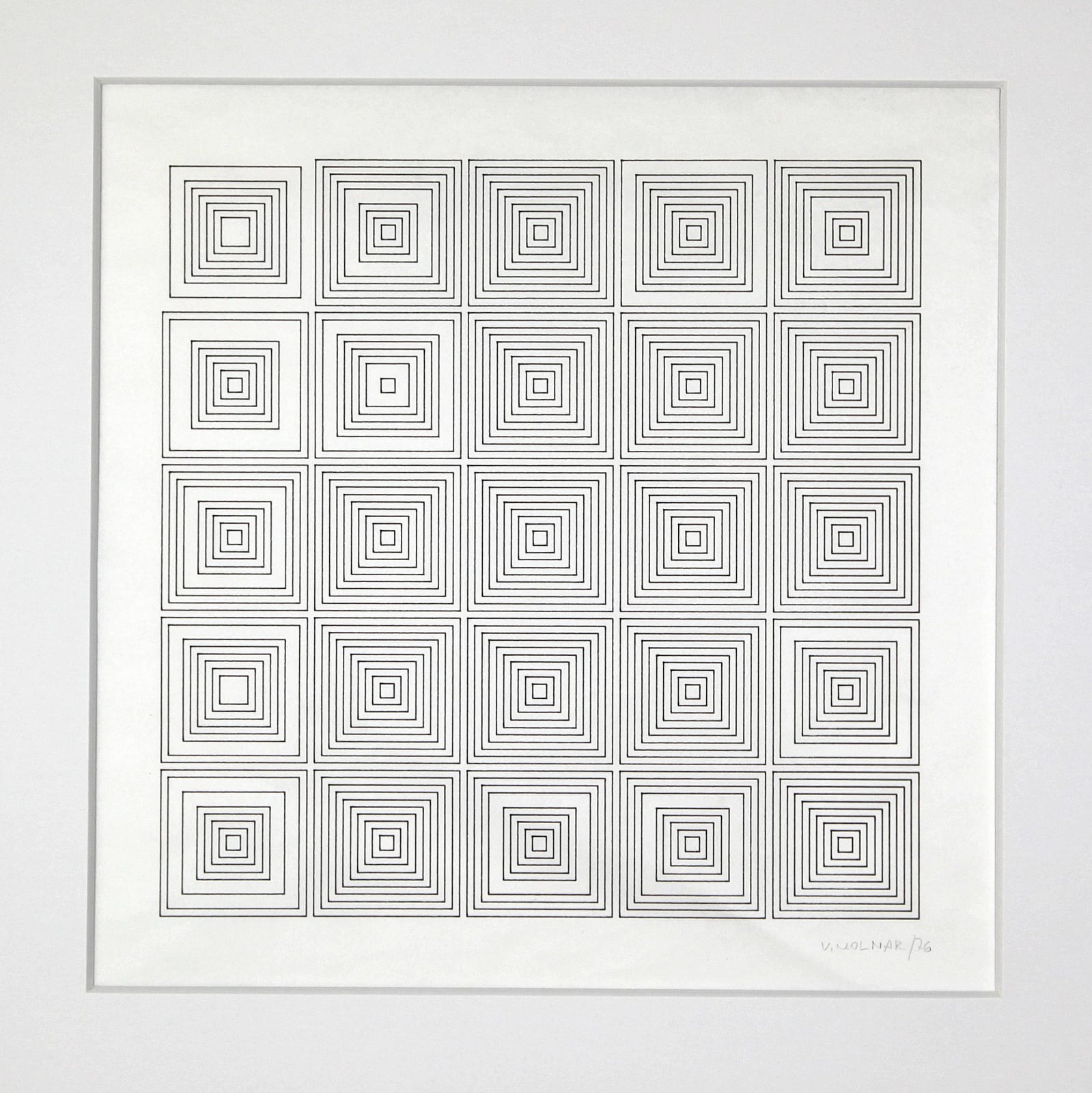 Vera MOLNAR, (Des)Ordres (ref. 11.20.11), 1976