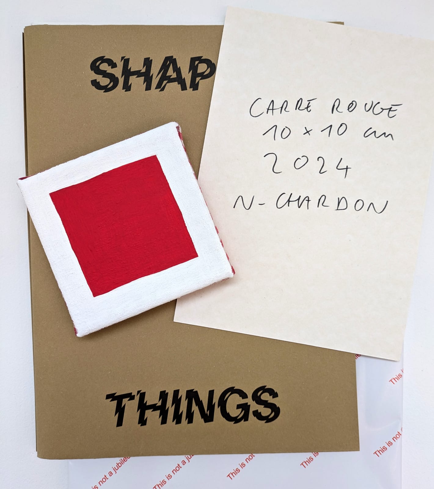 Nicolas CHARDON, Red square + This is not a jubilee, 2024