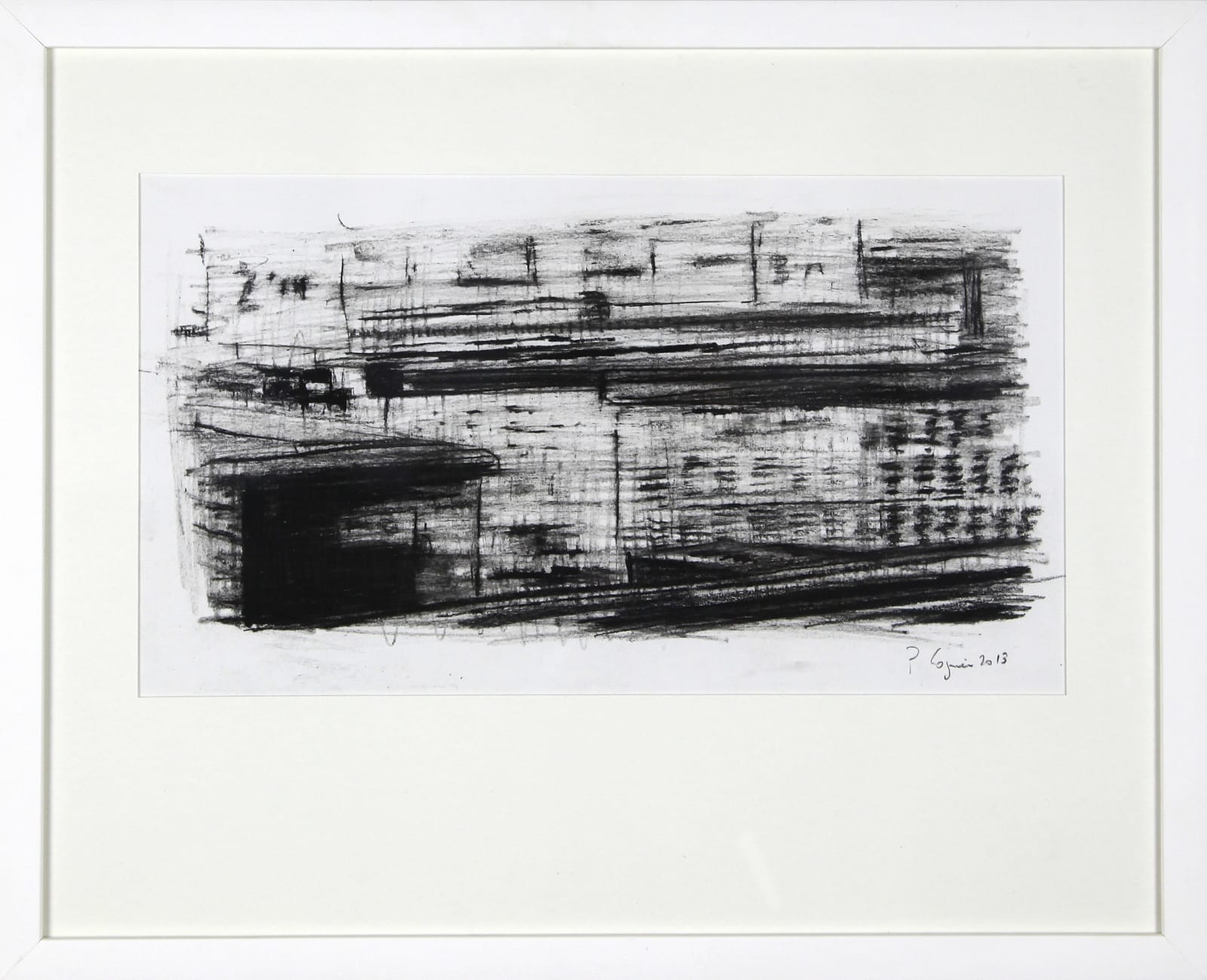 Philippe COGNÉE, Paysage vu d'un train (D13), 2013