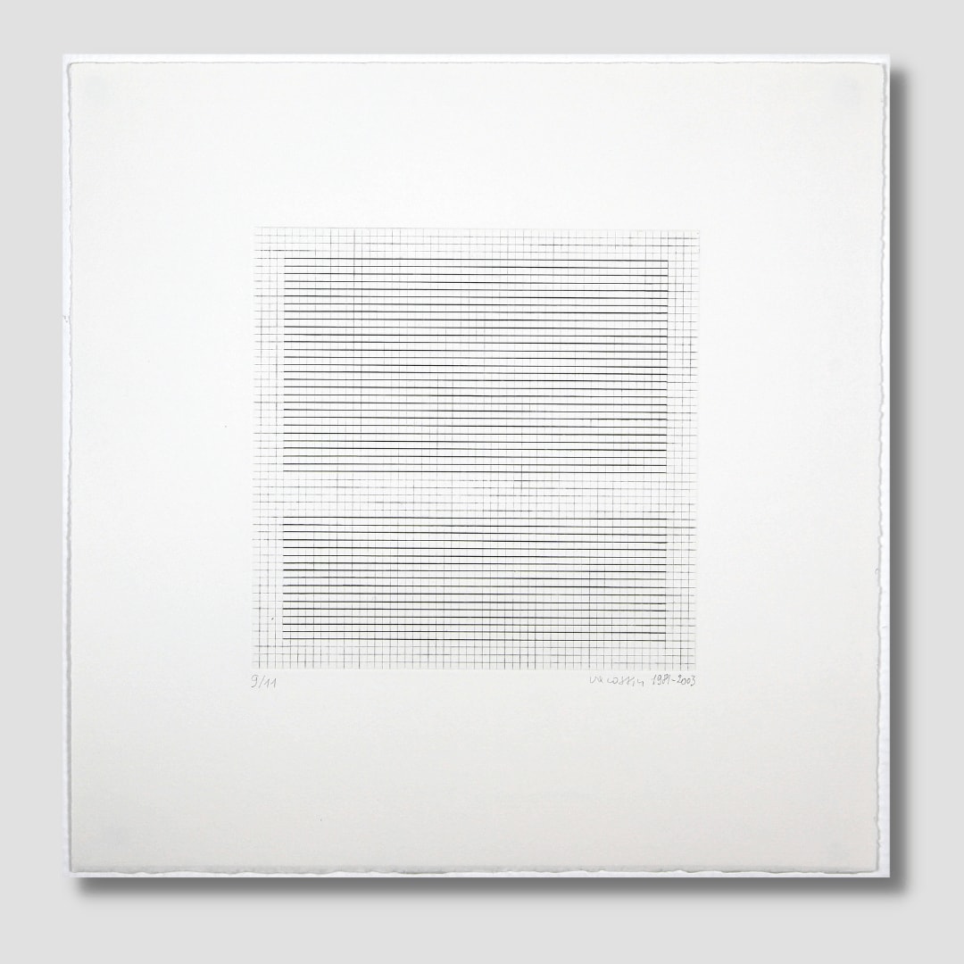 Marie-Thérèse VACOSSIN, Mer millimétrée 2 , 1981