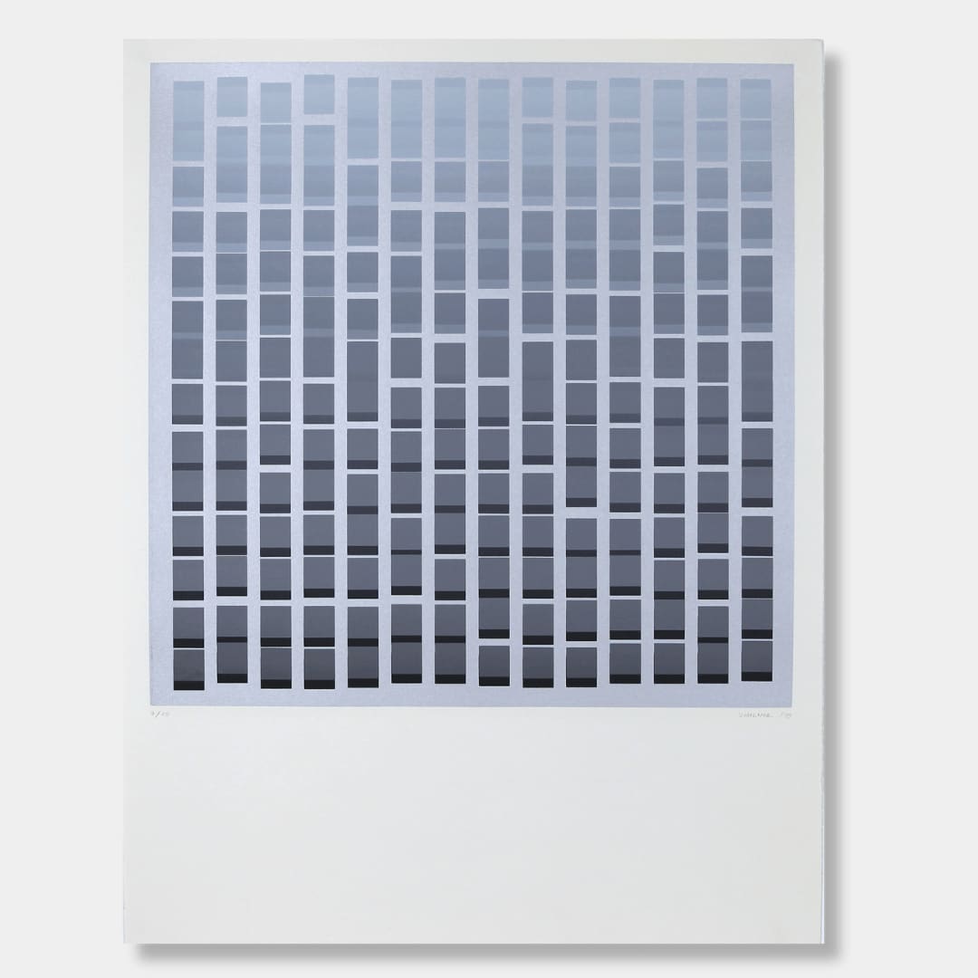 Vera MOLNAR, 14 x 14 rectangles, 1979