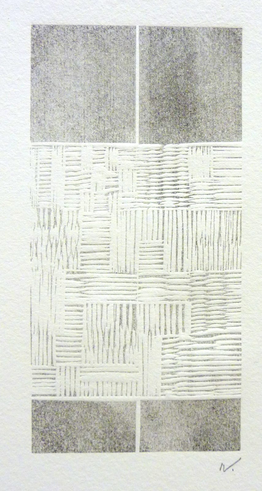 Aurelie NEMOURS, Option avec blanc, 2000