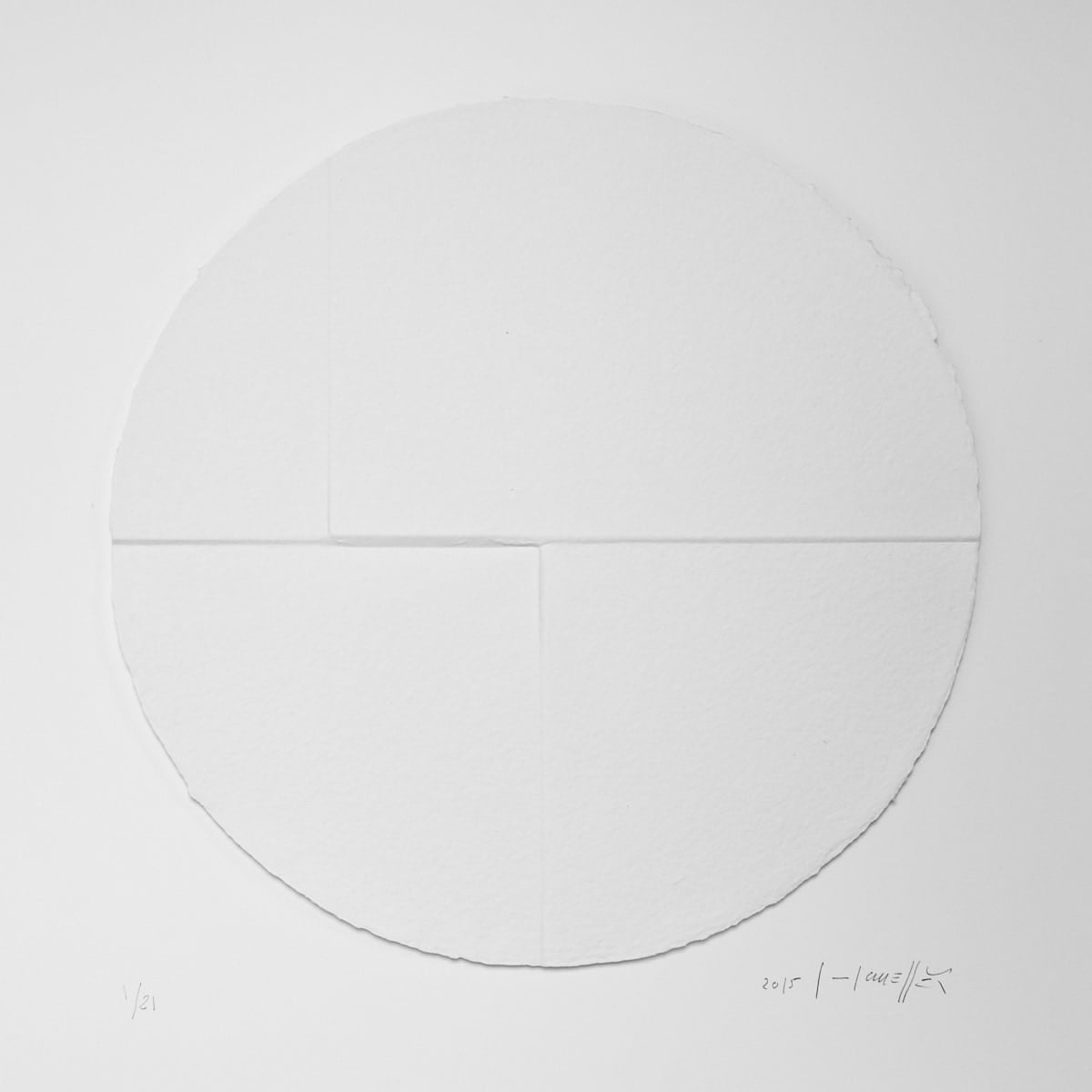 Gottfried HONEGGER, Gaufrage III, 2015