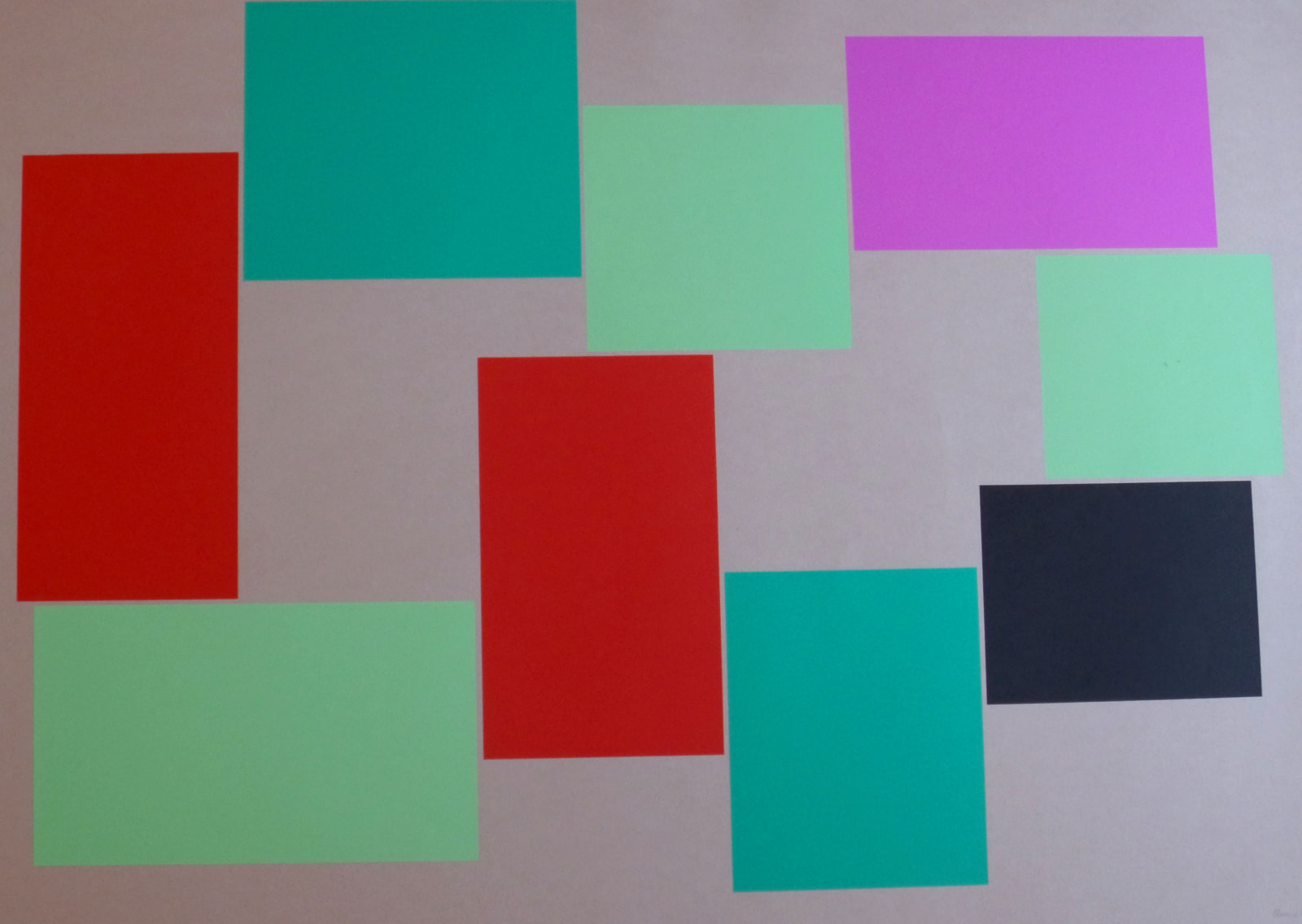 Bruno ROUSSELOT, Triangles, 8/50, 1999