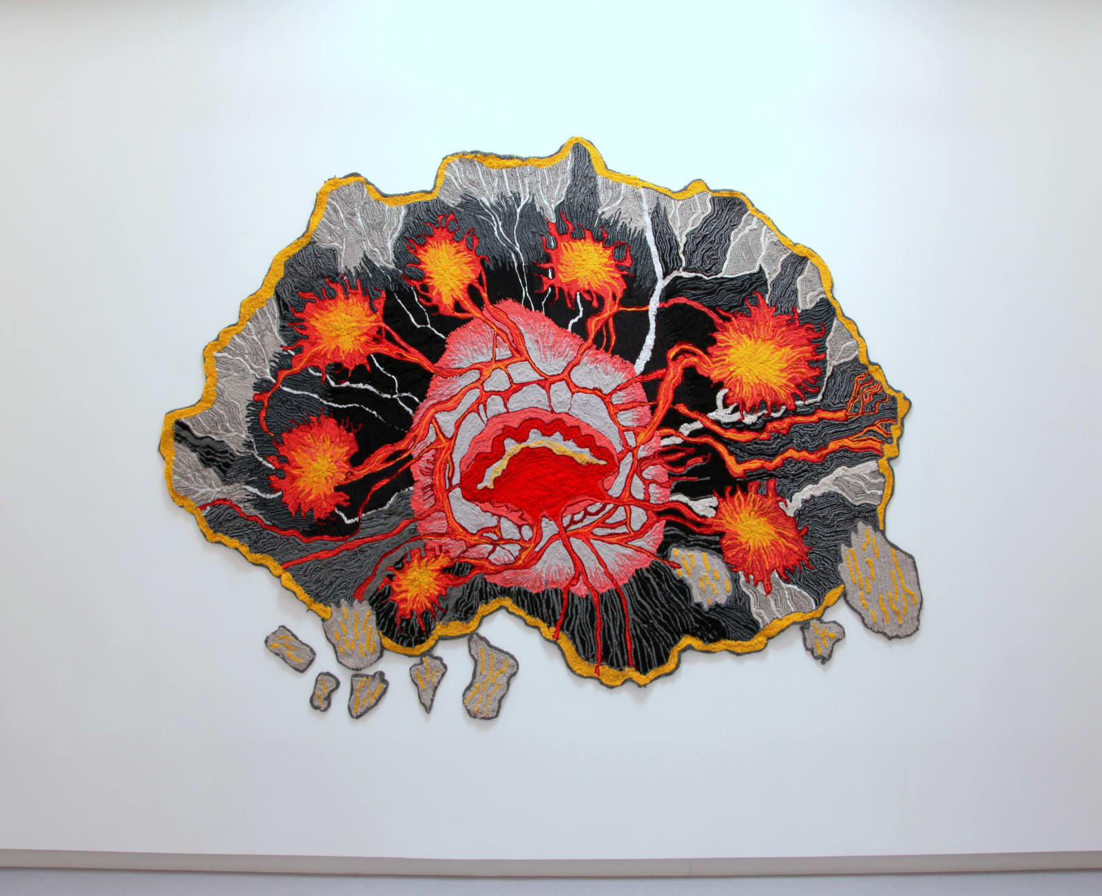 Brankica Žilović, Mundus subterraneus, magma heart, 2024