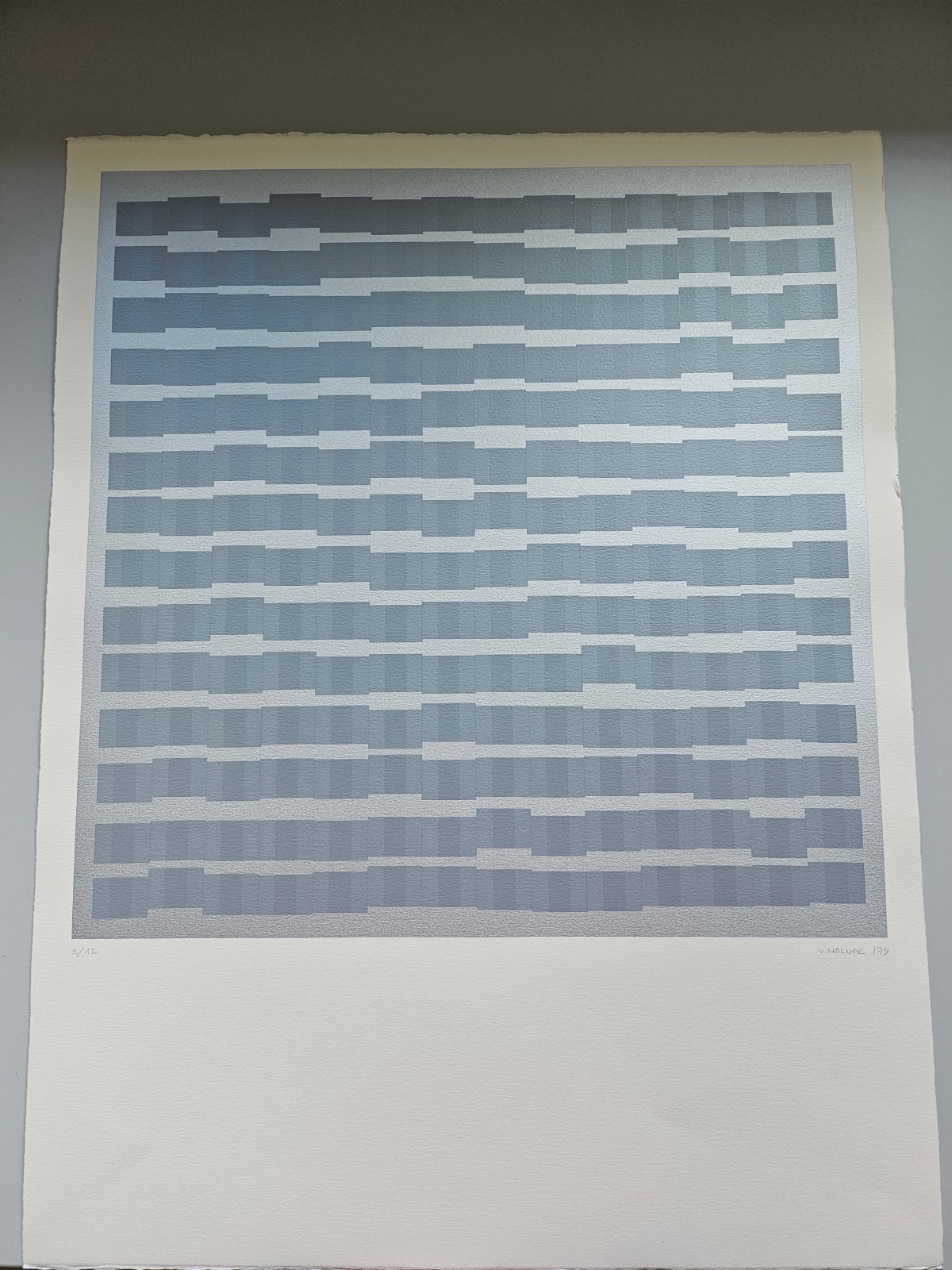 Vera MOLNAR, 14 x 14 rectangles, 1979