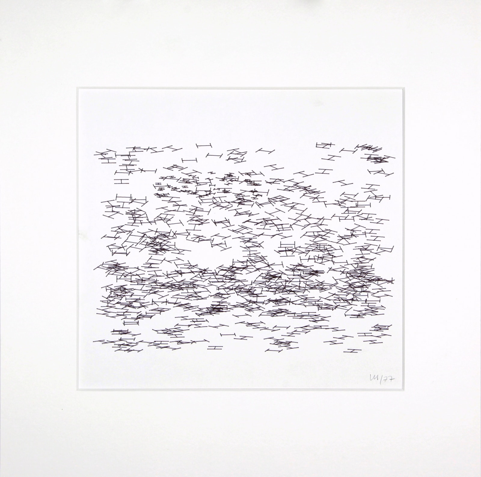 Vera MOLNAR, Histoire d'I, 1977