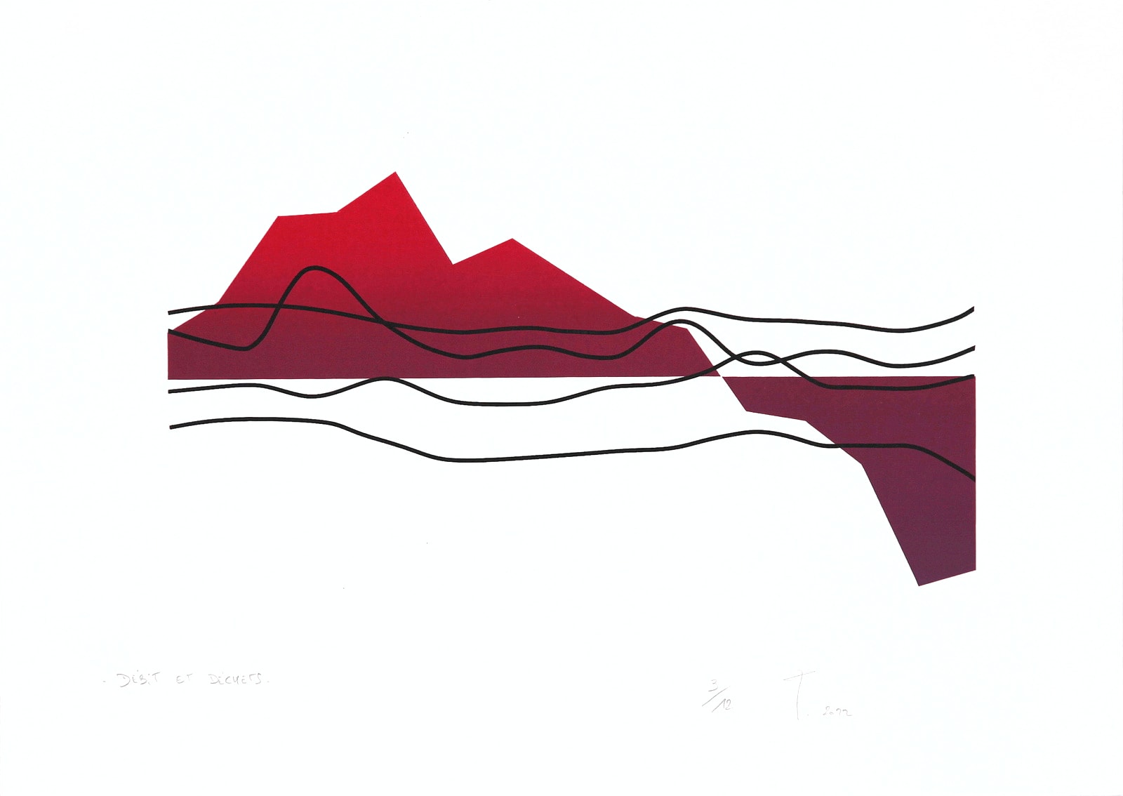 Olivier PETITEAU, Débit et déchets, 2022