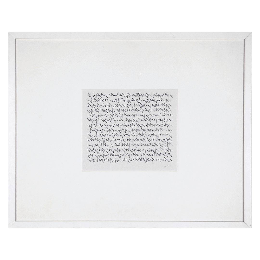 Vera MOLNAR, Contre écriture, 1987