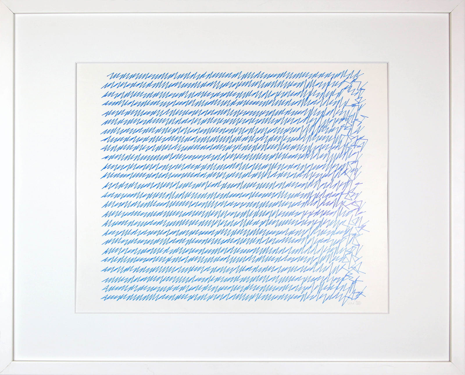 Vera MOLNAR, Du cycle : Lettre de ma mère, 1988