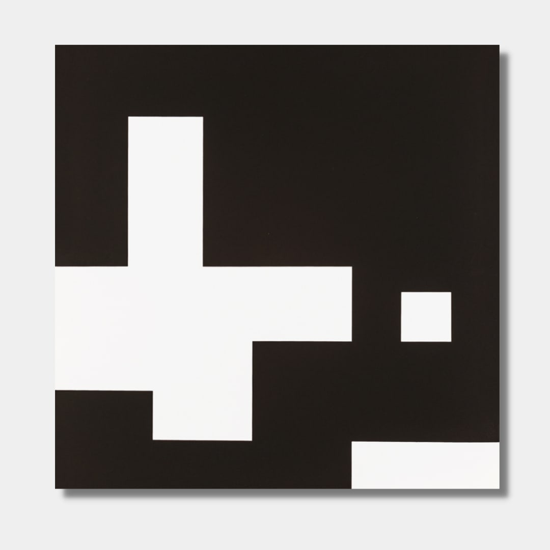 Aurelie NEMOURS, 8 fasi di un contrappunto spaziale [Nombres et hasard], 1988