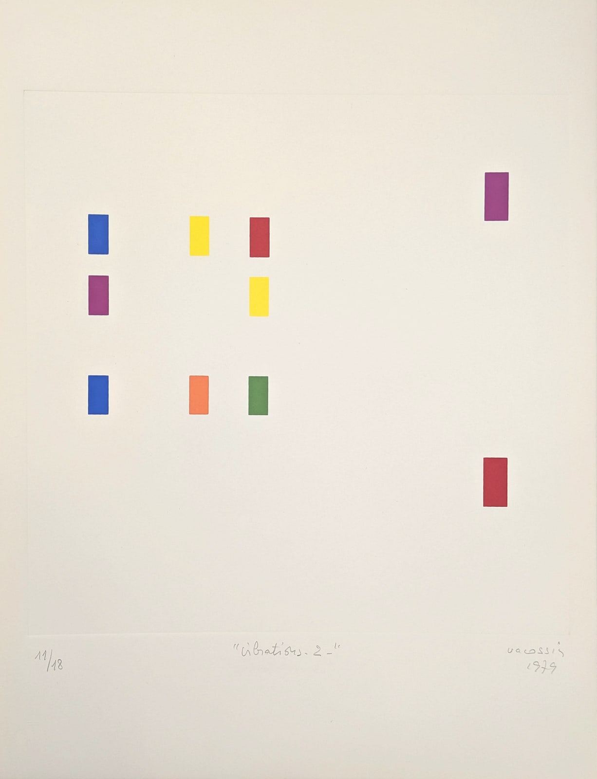 Marie-Thérèse VACOSSIN, Vibration 2, 1974