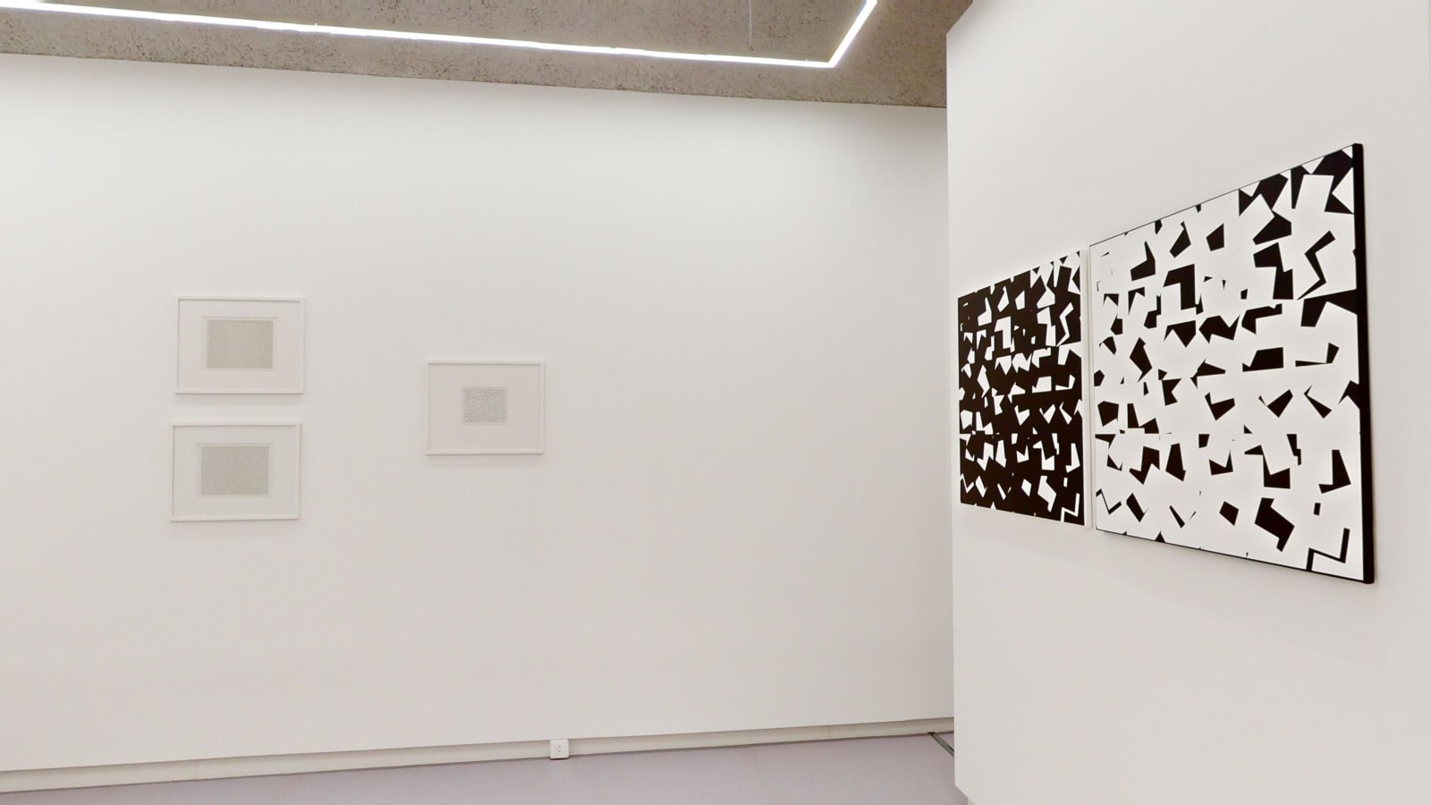 Vera MOLNAR, Contre écriture, 1987