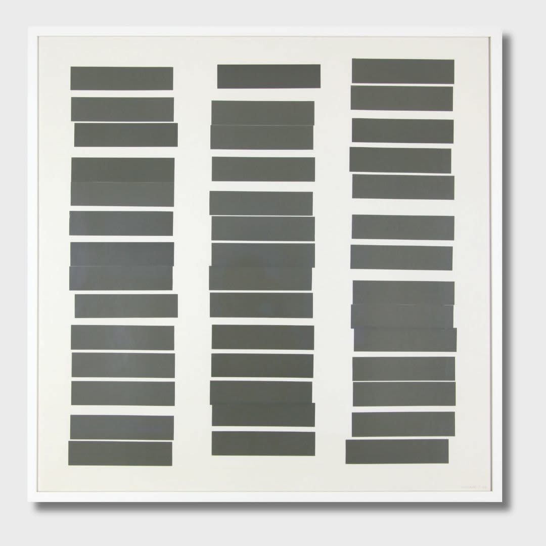 Vera MOLNAR, 42 rectangles, 1977