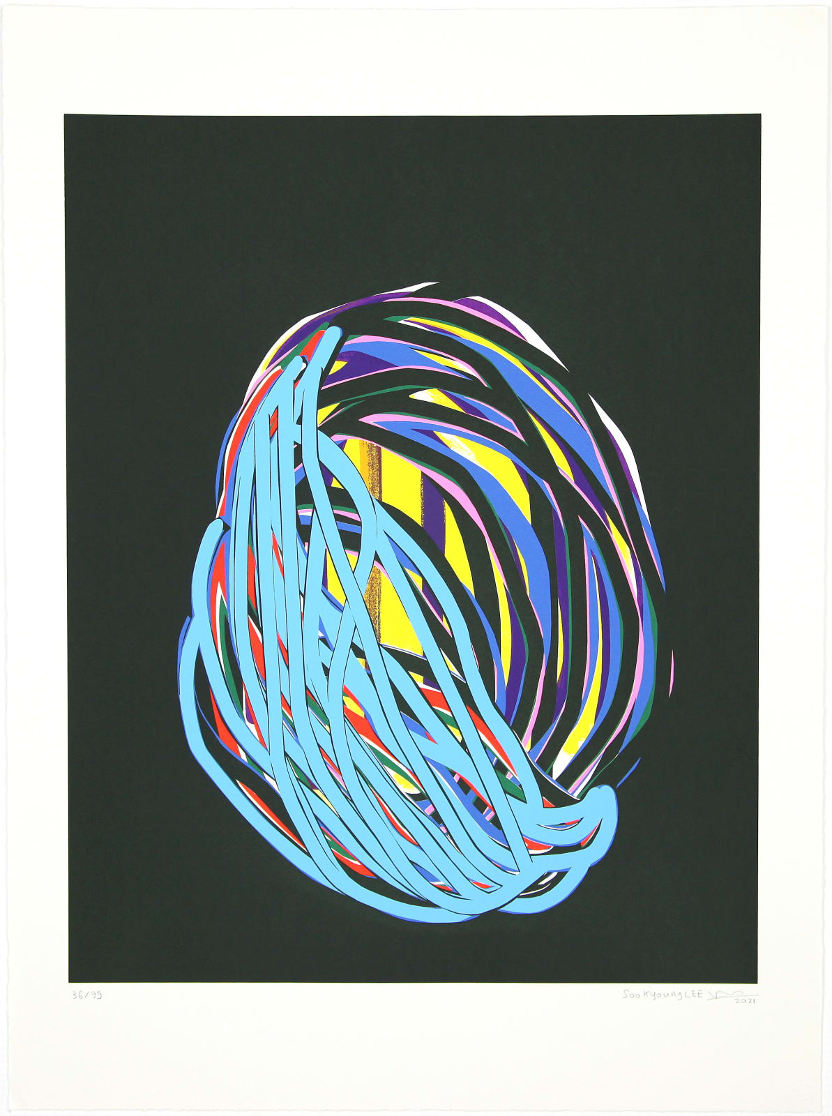 Soo Kyoung LEE, Sans titre (vert), 2021