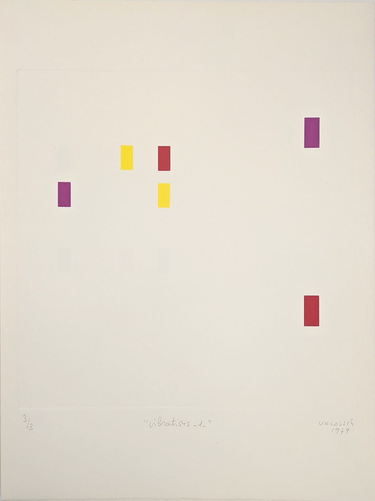 Marie-Thérèse VACOSSIN, Vibration 1, 1974