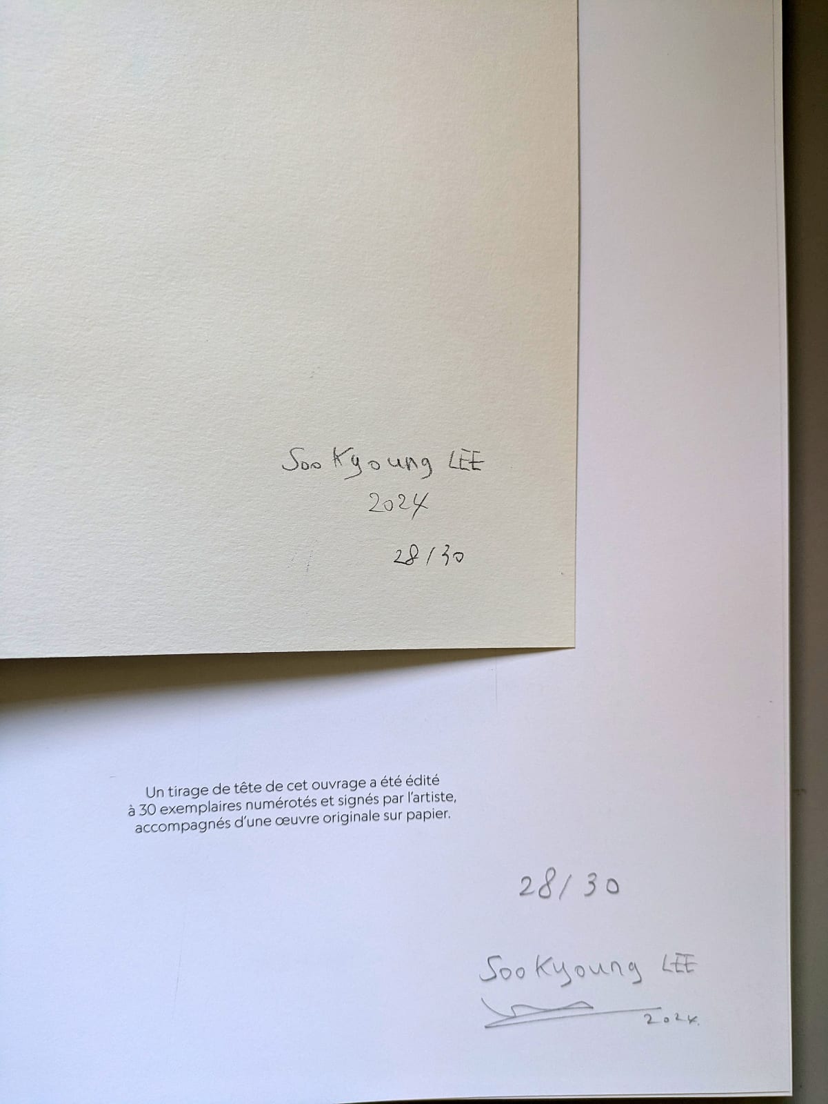 Soo Kyoung LEE, Tirage de tête n°28/30, 2024