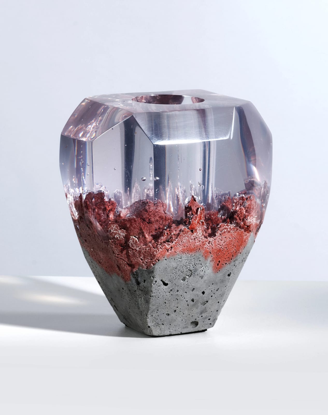 Jule Cats, In disguise vase - Model Heart Pink
