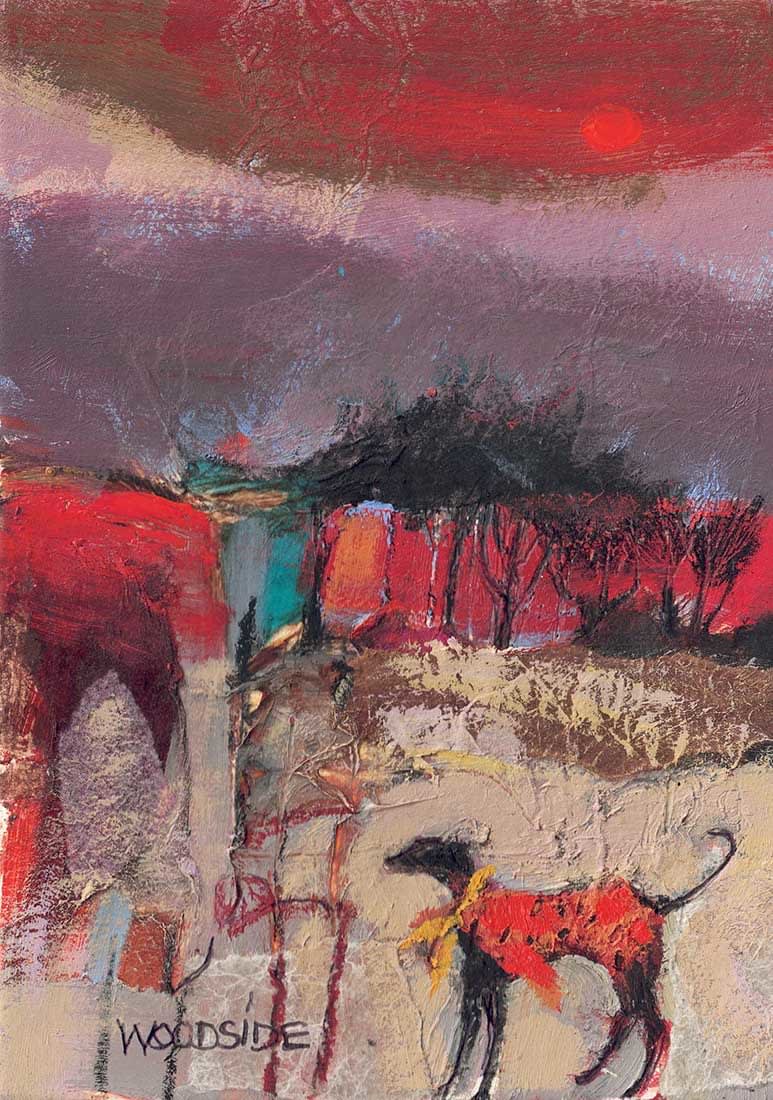 Christine Woodside RSW RGI, Autumn Walk (332)
