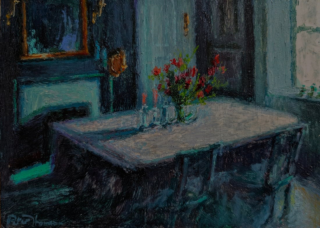 Peter Thomson, Interior with Flowers (274)