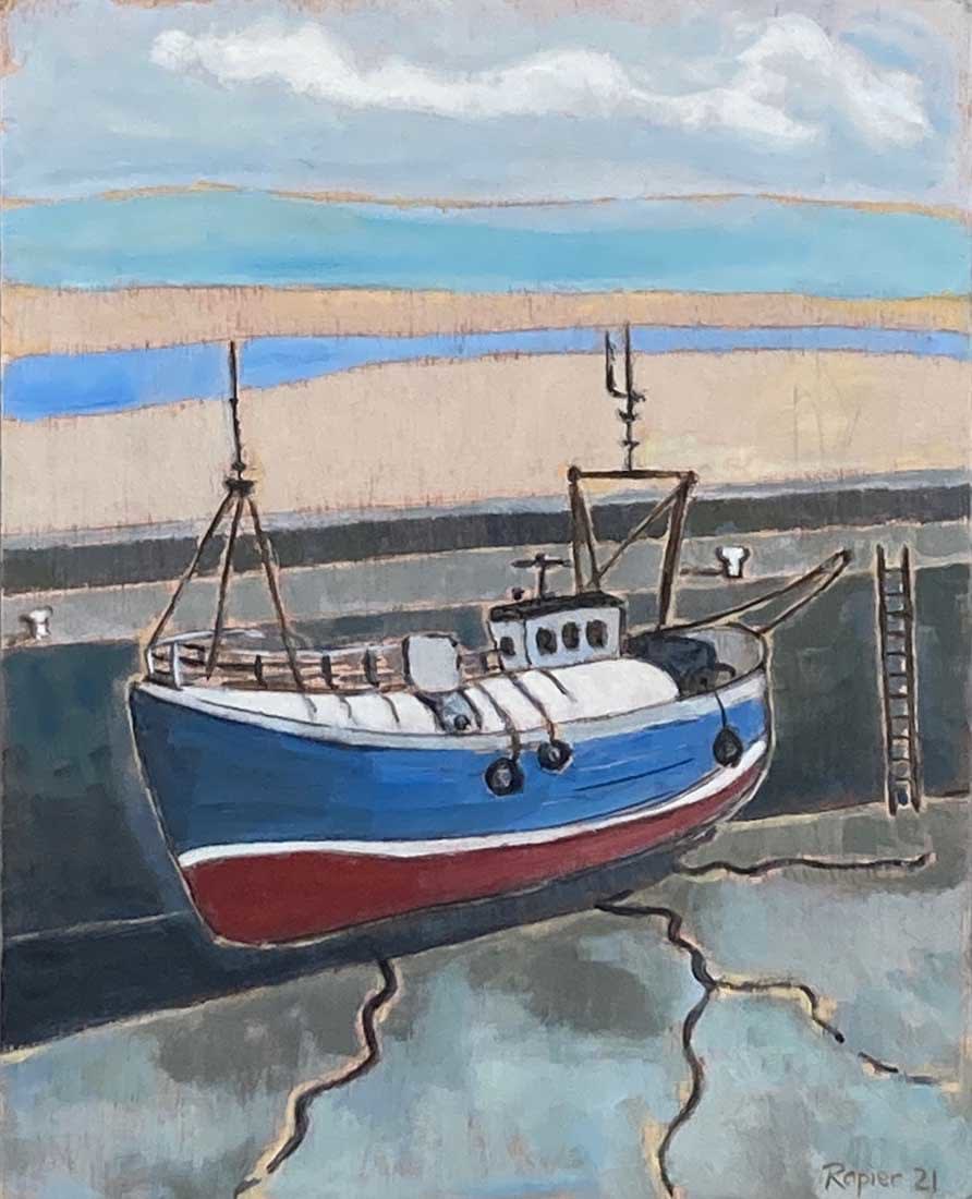 Audrey Rapier, The Onward Star, Padstow Harbour, Cornwall