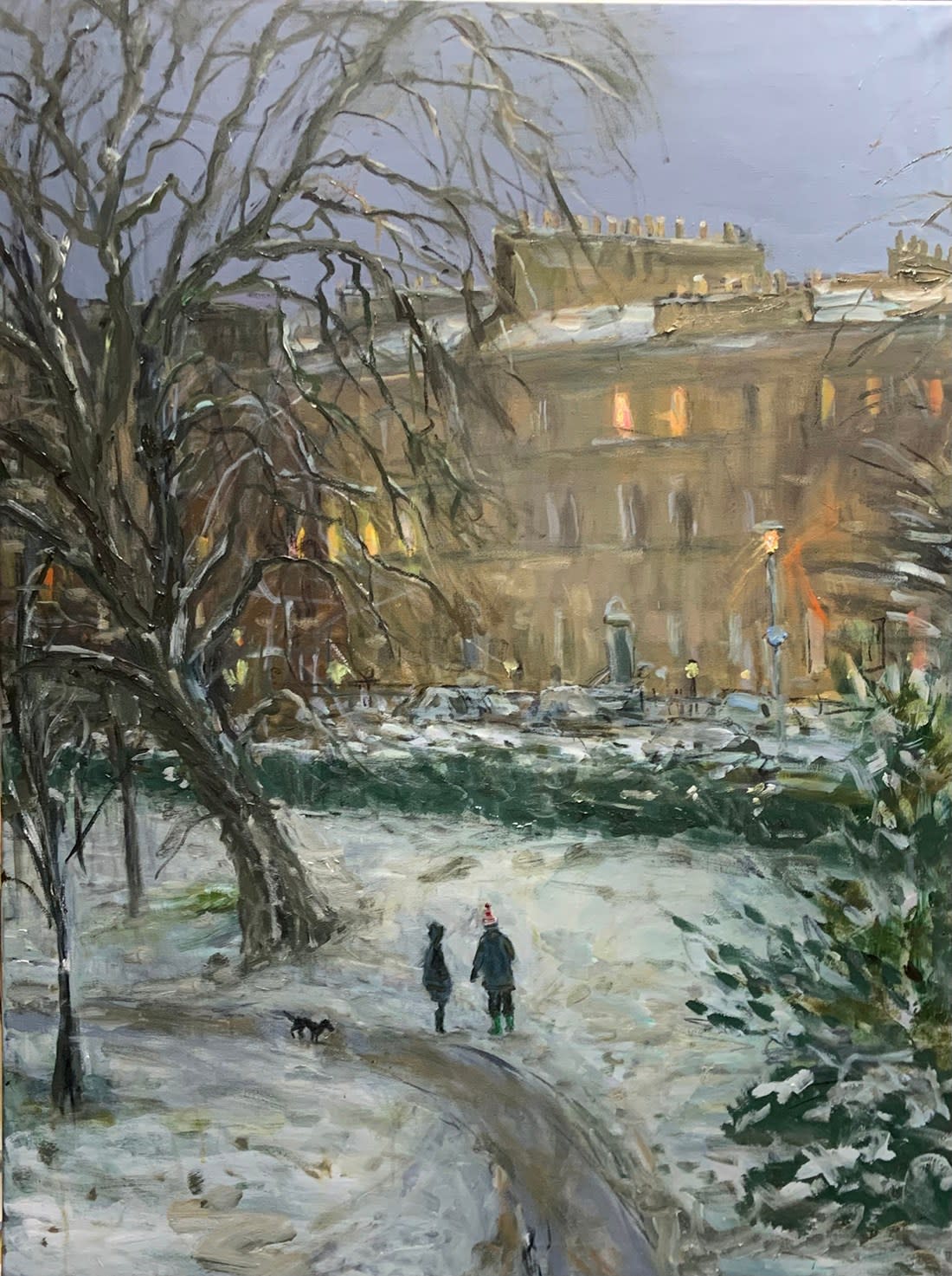 Henry Kondracki RSA, Queen Street Garden, Winter