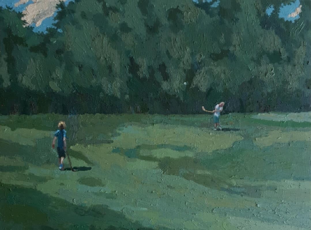 Peter Thomson, Boys Playing Shinty