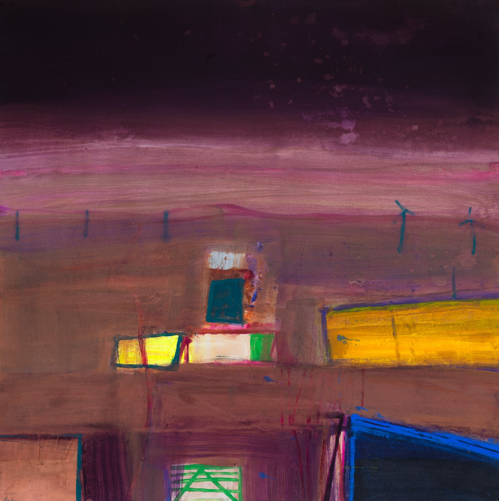 Barbara Rae DBE CBE RA, Green Moor Gate