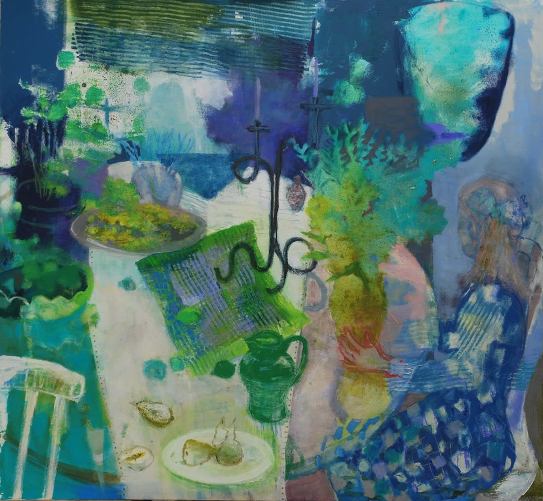 Olivia Irvine, Still Life With Green Things,