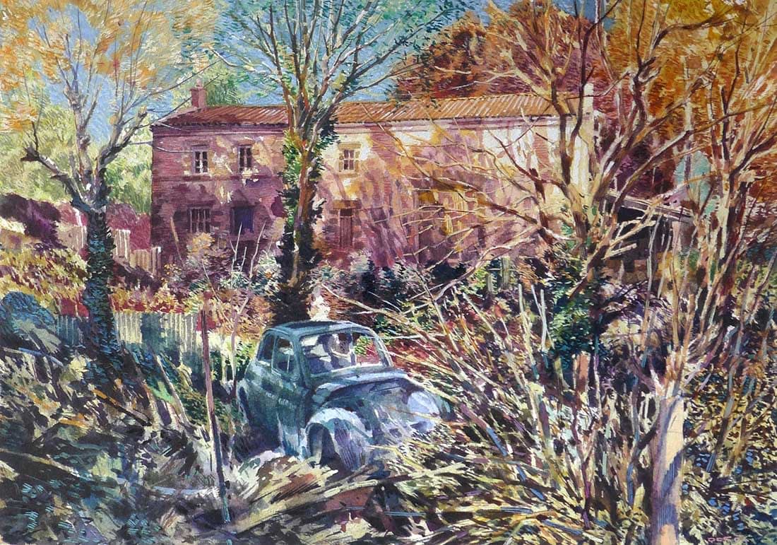 David Forster RSW, His Fields and Gardens (Chaine des Puys, France) (208)