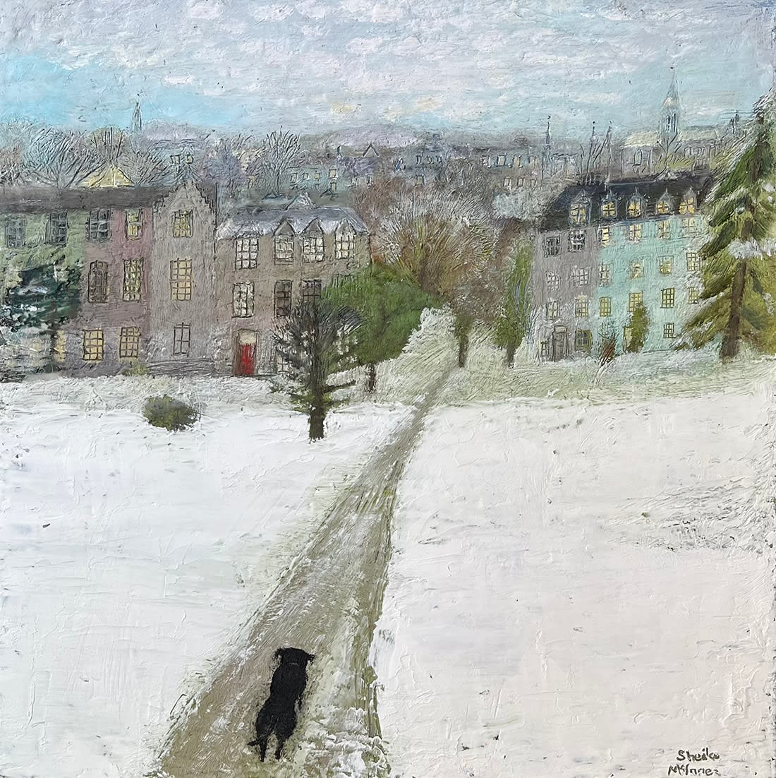 Sheila McInnes, Walking into town