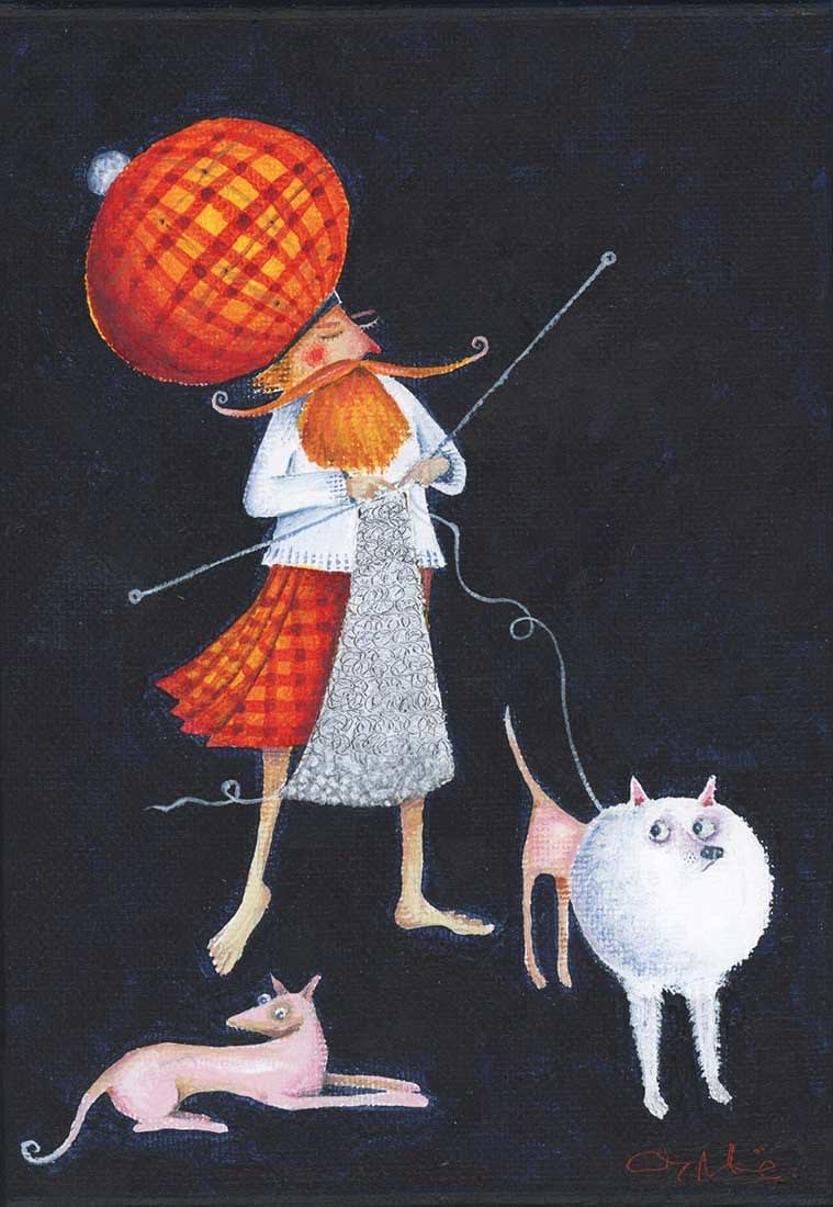 Clare Mackie, Keen Knitter (120)